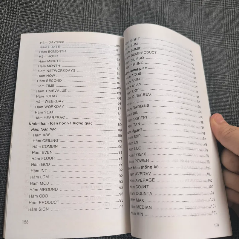 Sổ tay kỹ thuật tin học Hàm trong Excel 560912