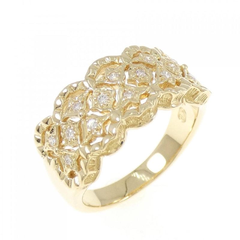 Nhẫn kim cương K18YG 0.1CT 669944