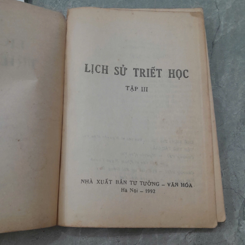 LỊCH SỬ TRIẾT HỌC - NGUYỄN HỮU VUI 463504
