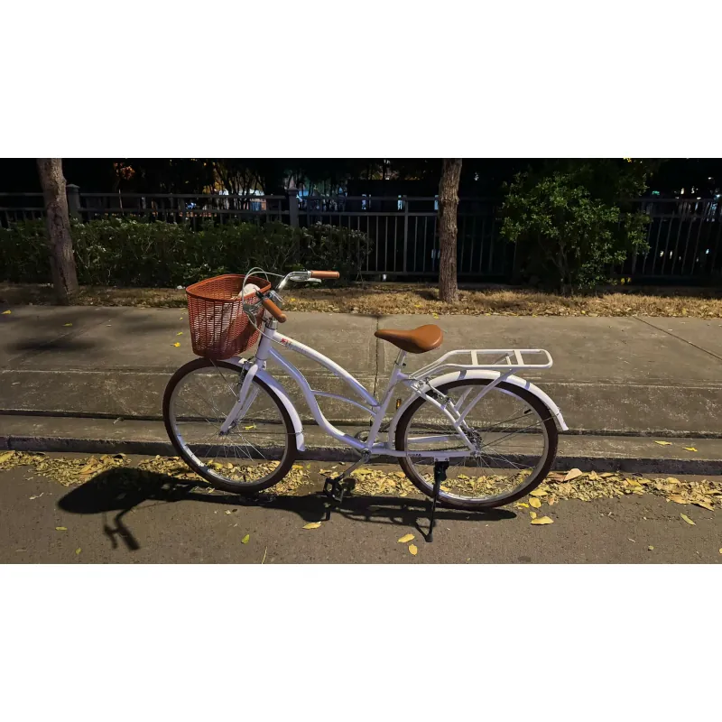 JETT Laguna Xe đạp thành phố trắng & nâu 1045131