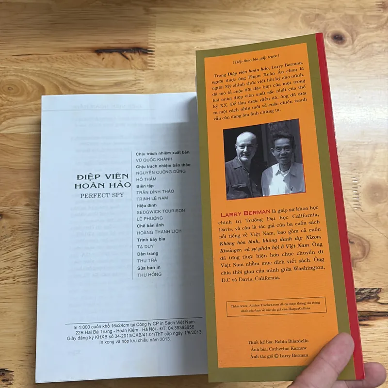 II Tựa sách: Điệp Viên Hoàn Hảo _ Phạm Xuân Ẩn - LARRY BERMAN - 2013 689581