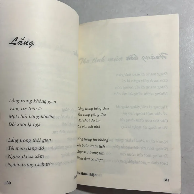 Thơ tình không gửi - Trần Thừa Thiện 800328