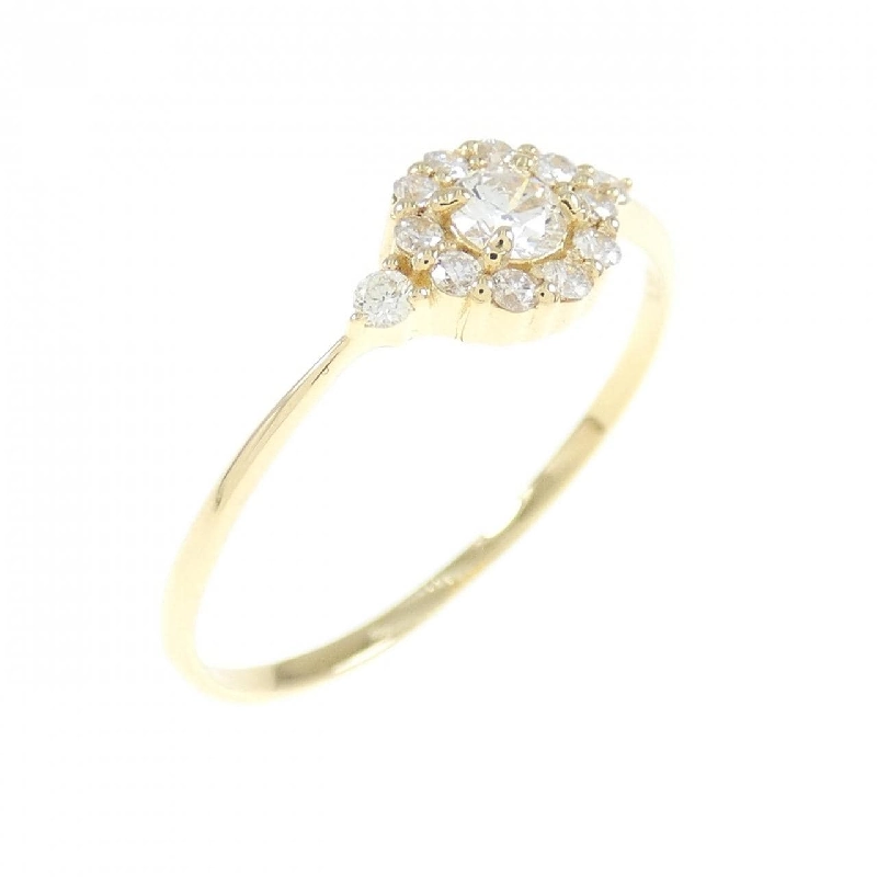 Nhẫn kim cương K18YG 0.22CT - Hàng hiệu Authentic 860689