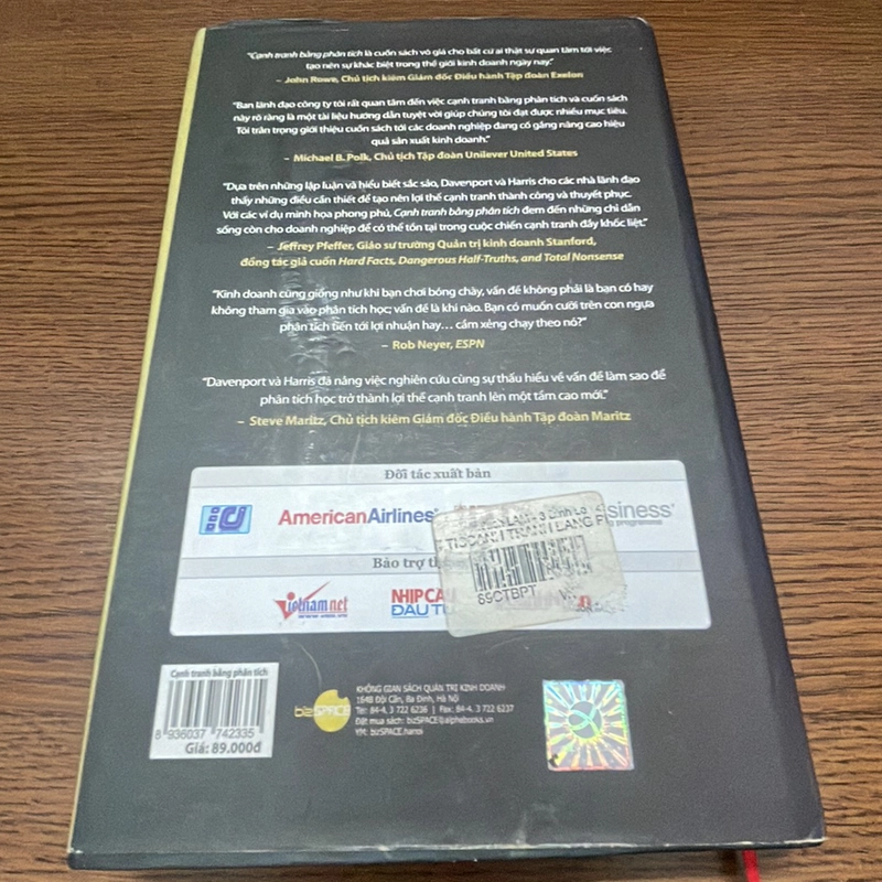 Cạnh tranh bằng phân tích Thomas H. Davenport 358839