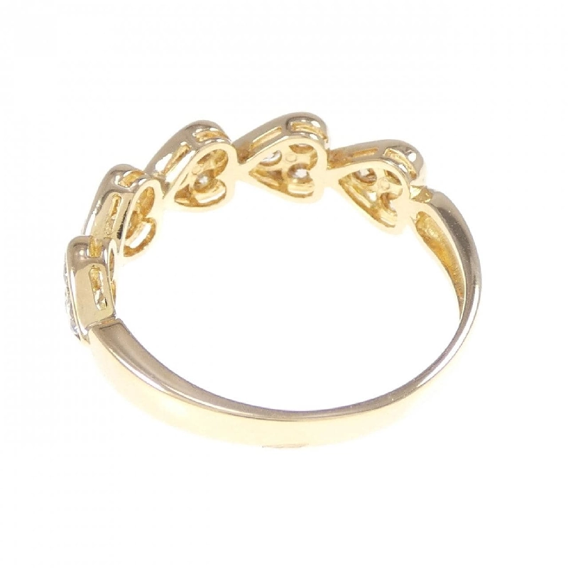 Nhẫn kim cương hình trái tim K18YG 0.60CT 670003