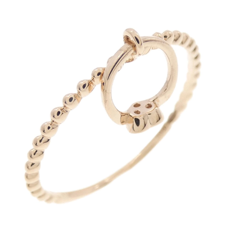 Nhẫn kim cương K10PG hình trái tim 0.01CT 666107