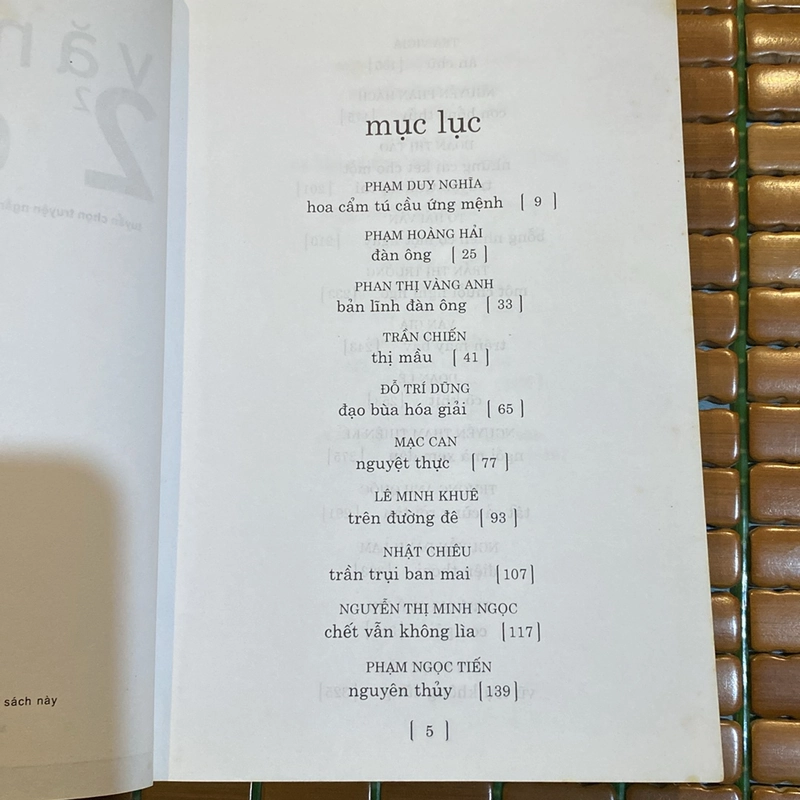 VĂN MỚI 2007 - TUYỂN CHỌN VĂN XUÔI CỦA NHỮNG TÁC GIẢ MỚI VÀ TÁC GIẢ ĐANG MẾN MỘ 479229