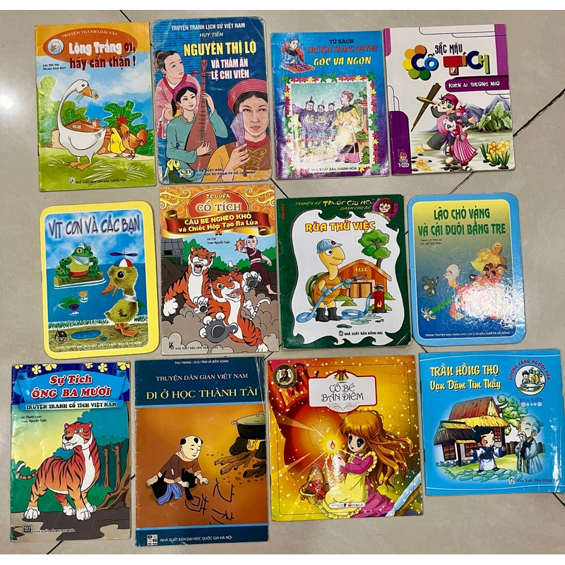 Sách truyện tranh thiếu nhi cũ combo 23 cuốn 526748