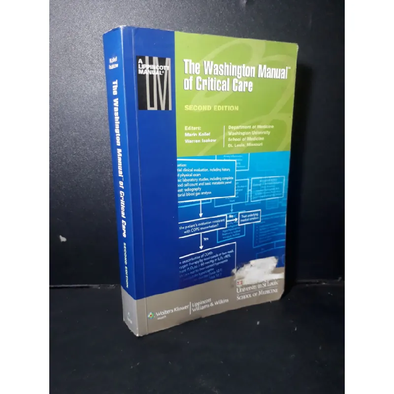 [Sách Cũ SCGR] The washington manual of critical care mới 80% ố có chữ ký và mộc trang đầu rách nhẹ góc HCM1001 NGOẠI VĂN 677385
