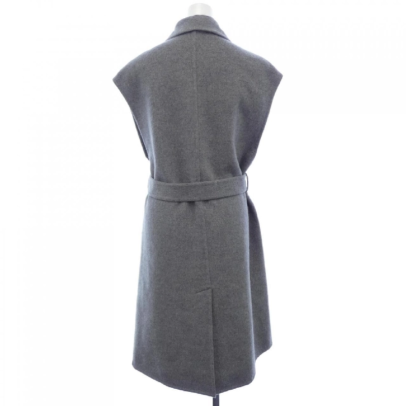 HERMES Áo khoác dài bằng da cừu đôi mặt 4H0101DA - Hàng hiệu Authentic 814462