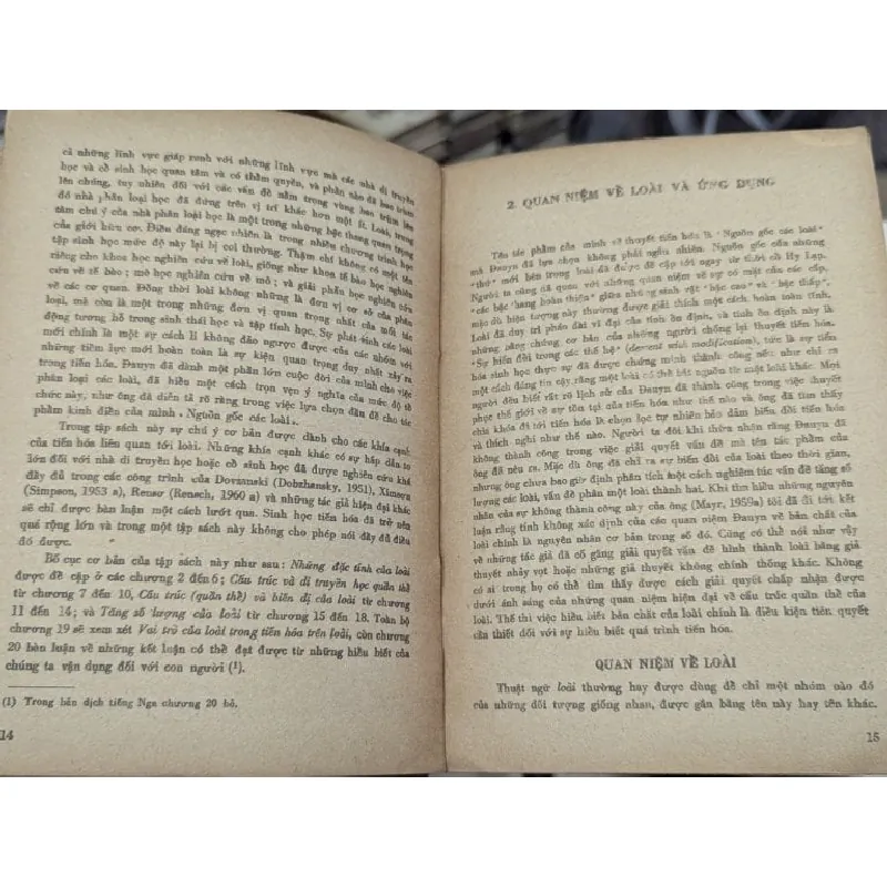 Quần thể loài và tiến hoá - E.Mayr 701850