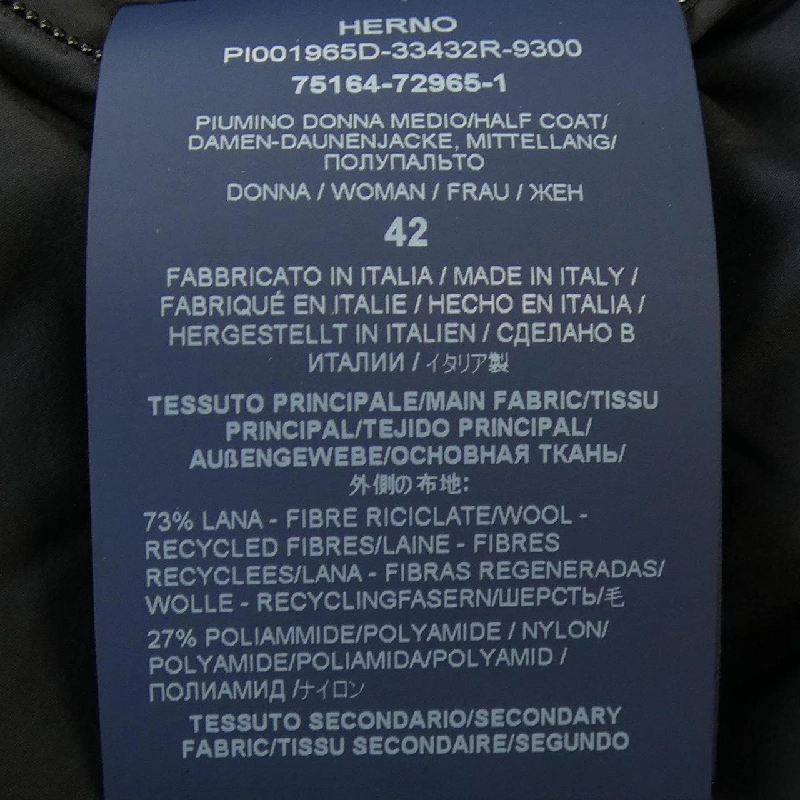 Herno PI001965D 33432R Áo khoác lông 631955