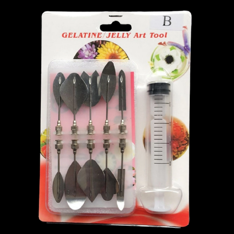 Bộ 10 dụng cụ làm thạch rau câu 3D - Bộ nhập khẩu - Tặng kèm xi lanh – Mã số 1000 335406