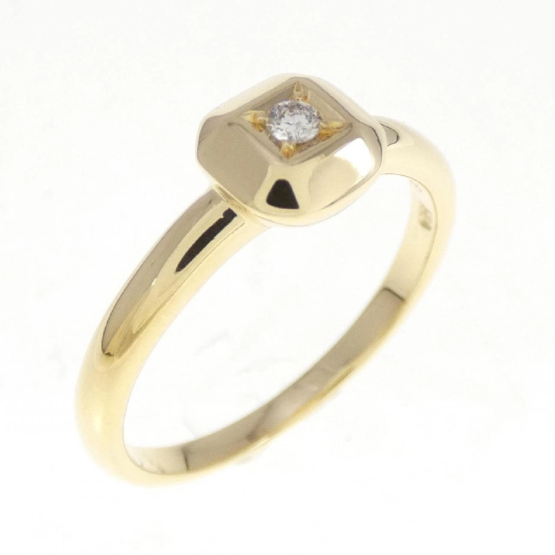 Nhẫn kim cương K18YG 0.08CT 673170