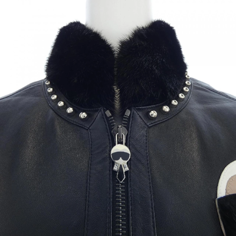 FENDI FPJ652 7XT Áo khoác da - Hàng hiệu Chính hãng 633491