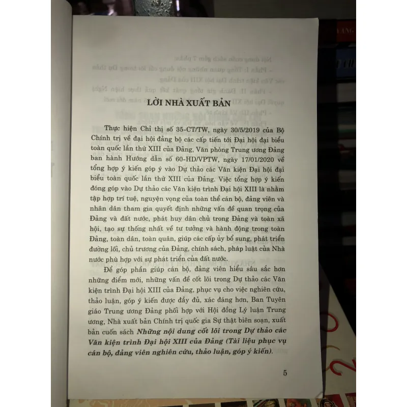 Những nội dung cốt lõi trong Dự thảo các Văn kiện trình Đại hội XIII của Đảng 756974