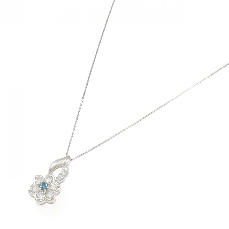 Dây chuyền kim cương hoa PT900/PT850 0.50CT - Hàng hiệu Chính hãng 858721