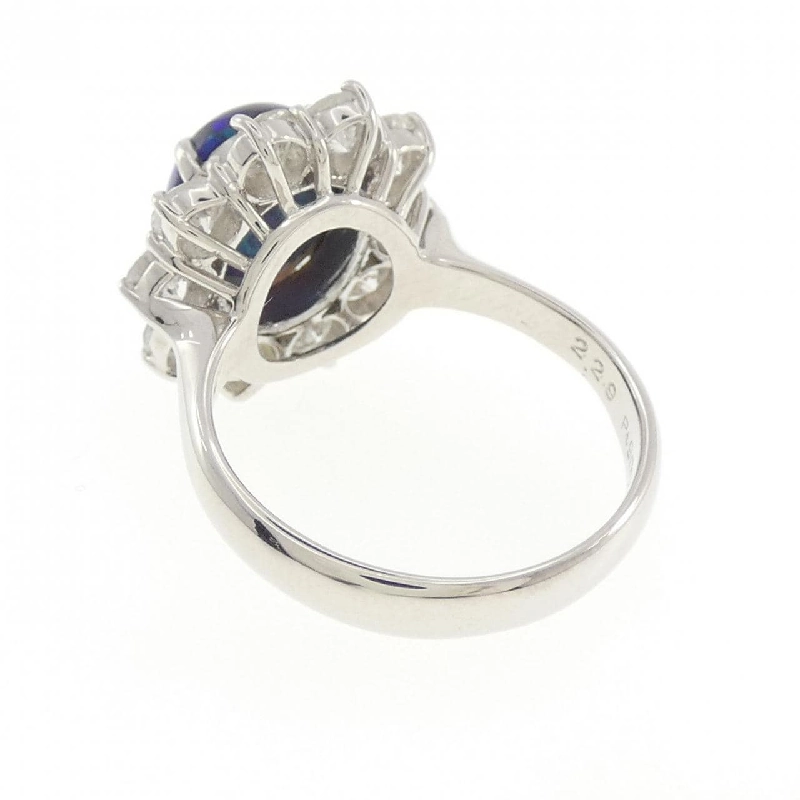 Nhẫn Opal Đen PT900 2.29CT 672598