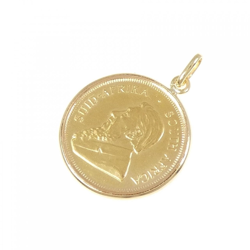 K18YG(枠) Mặt dây chuyền đồng tiền - Hàng hiệu Authentic 869440