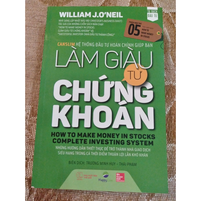 Làm Giàu Từ Chứng Khoán – William J. O’Neil (sách đen trắng) 330165