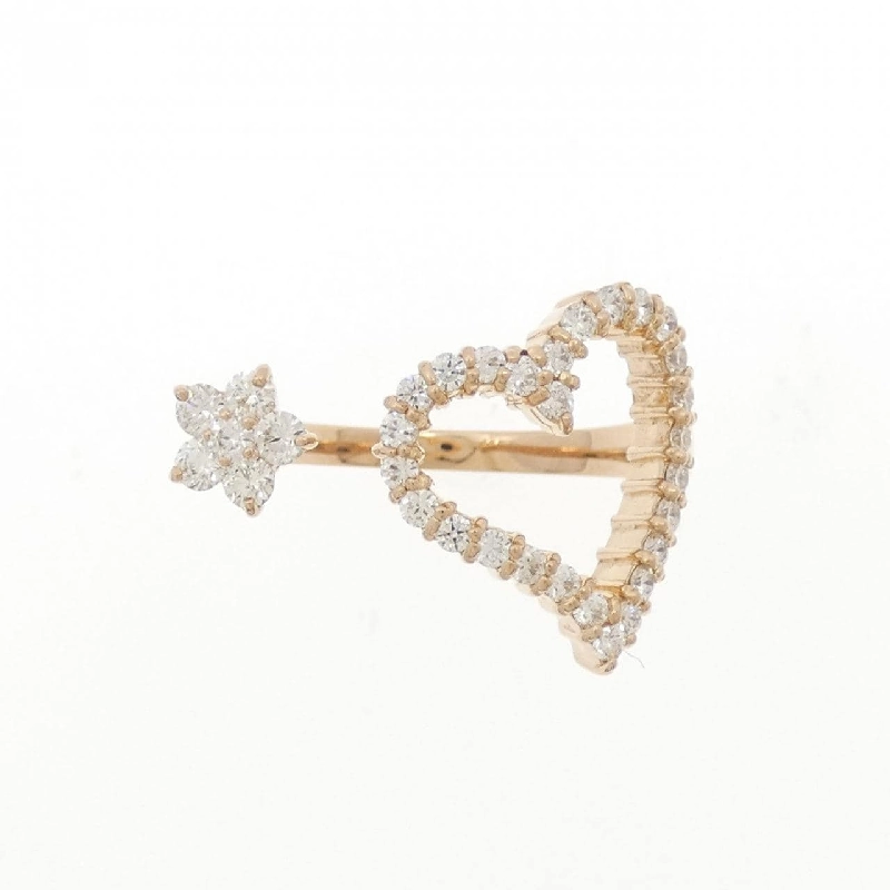 Nhẫn kim cương hình trái tim và hoa K18PG 0.60CT - Hàng hiệu Chính hãng 848005