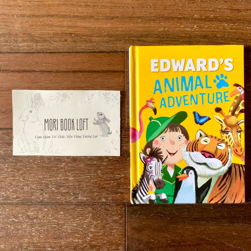 Sách ngoại văn Edward's Animal Adventure, Used, Bìa cứng 538139