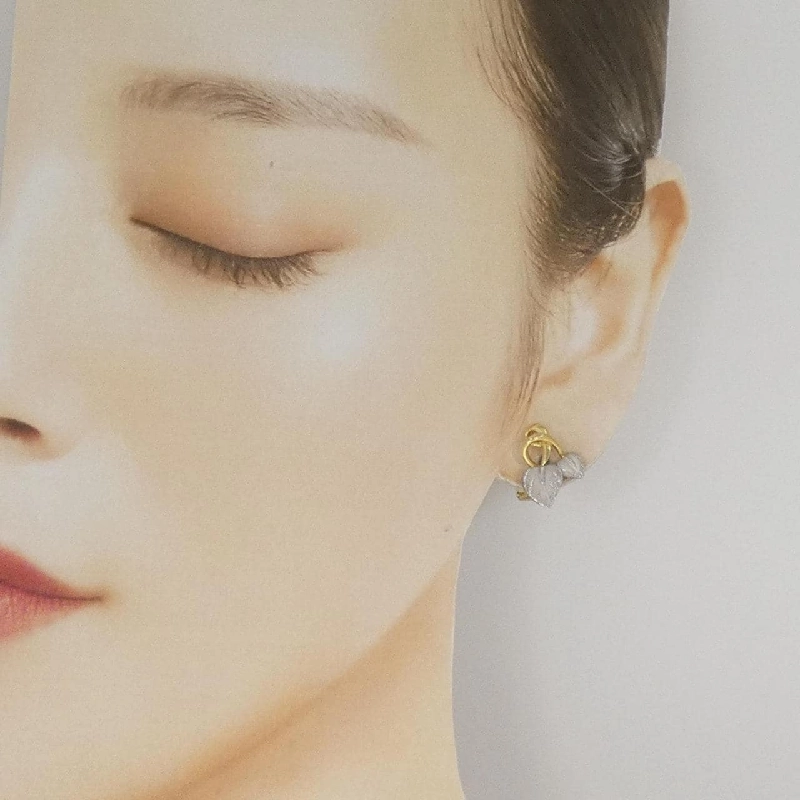 Bông tai K18YG/PT900 của Matsui Hisako - Hàng hiệu Authentic 845373