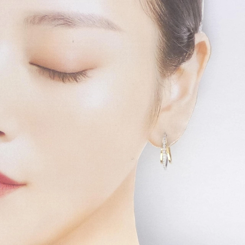 Bông tai kim cương K18YG/K18WG 0.30CT - Hàng hiệu Chính hãng 868689