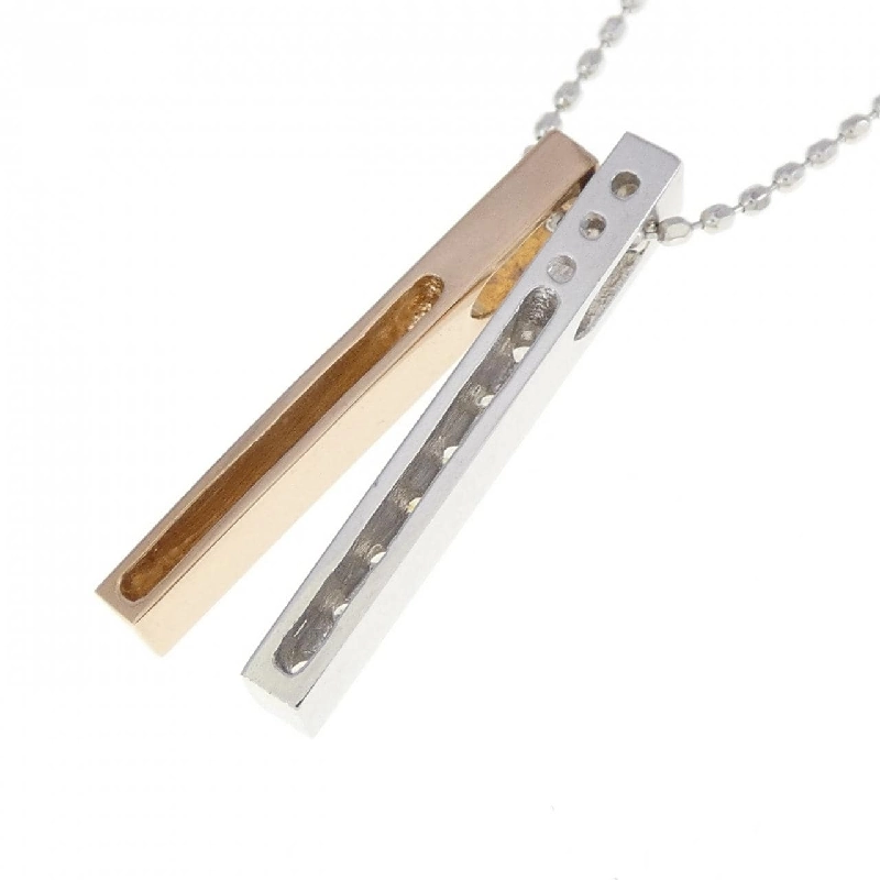 K18WG/K18PG 2WAY Dây chuyền kim cương 0.20CT - Hàng hiệu Authentic 860157