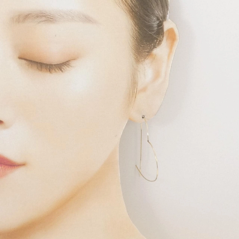 K10YG Bông tai hình trái tim - Hàng hiệu Chính hãng 868984