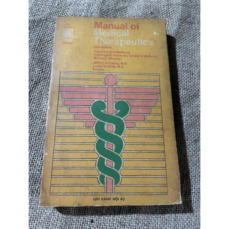 The Washington Manual of Medical Therapeutics -sách y tiếng Anh 573509
