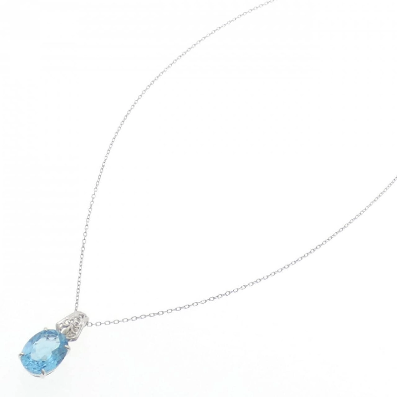 K10WG Blue Topaz Necklace - Hàng hiệu Authentic 859421