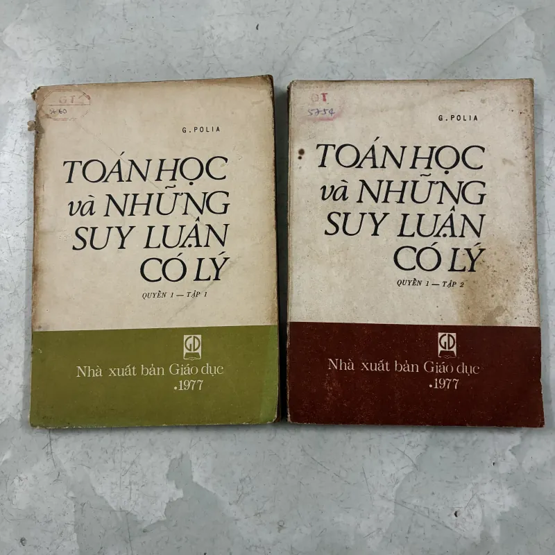 Toán học và những suy luận có lý Quyển 1 (2 tập) - 1977s 1005531