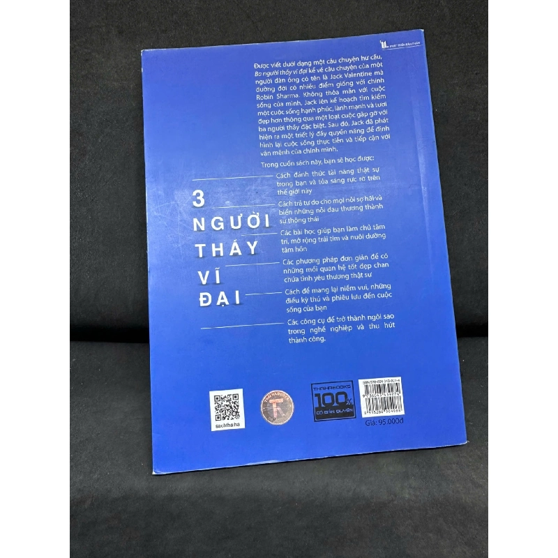 [Phiên Chợ Sách Cũ] 3 Người Thầy Vĩ Đại, 2022 - Robin Sharma H1809 SBM 924690