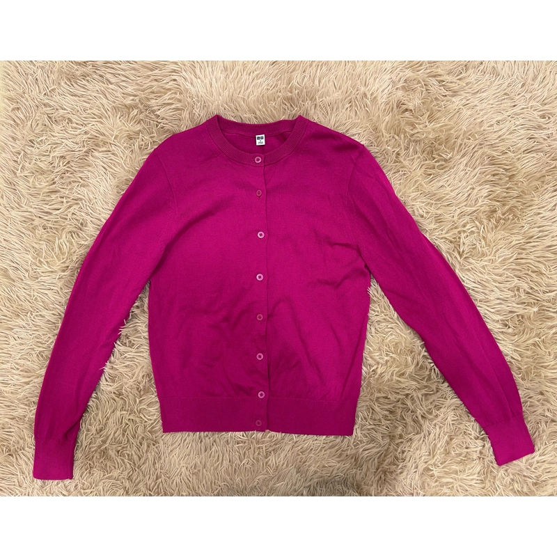 Áo Cardigan Uniqlo Chống Tia UV Cổ Tròn 536568