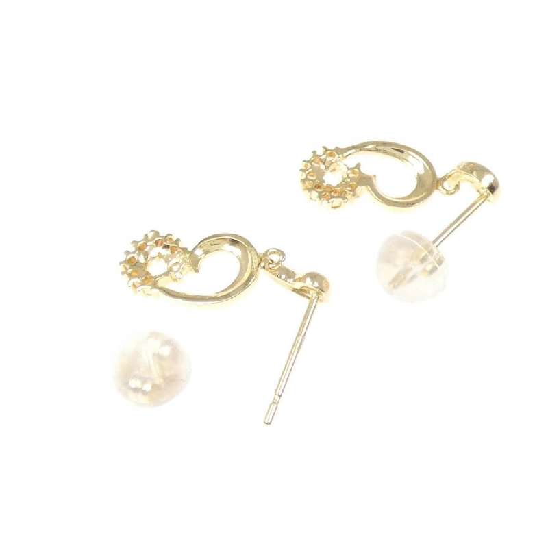 K18YG Bông tai kim cương 0.10CT - Hàng hiệu Chính hãng 868763