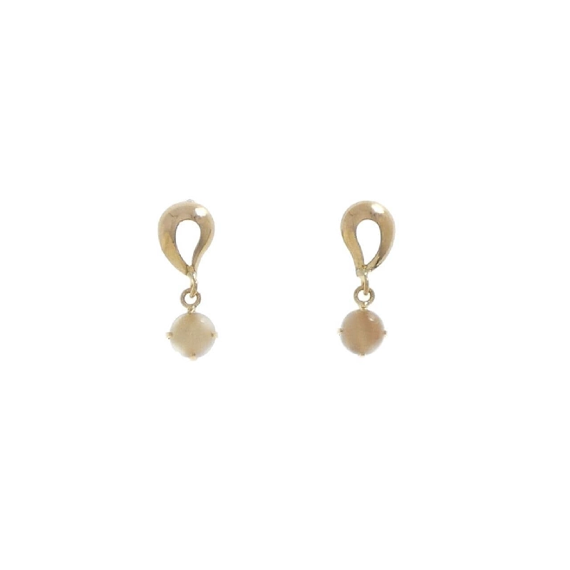 K18YG Đá mặt trăng Bông tai - Hàng hiệu Chính hãng 866467