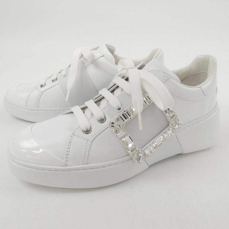 Giày sneaker ROGER VIVIER Viv Skate Strass Buckle - Hàng hiệu Authentic 828252