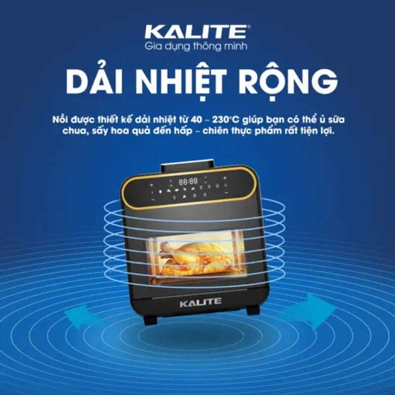 Nồi chiên hơi nước KALITE STEAM PRO 15 lít, 3 trong 1 585324