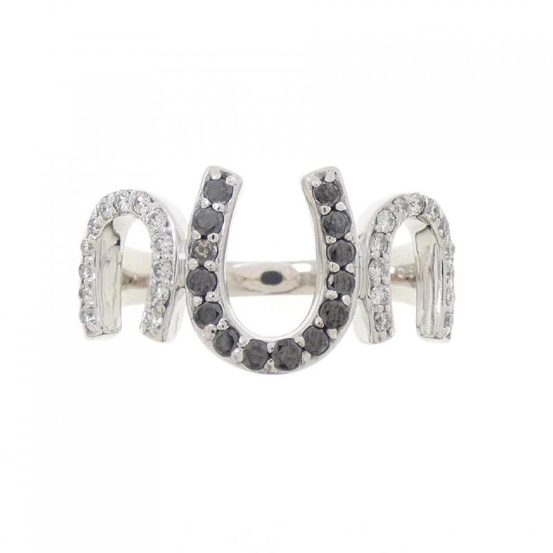 Nhẫn kim cương hình móng ngựa K18WG 0.54CT - Hàng hiệu chính hãng 848102