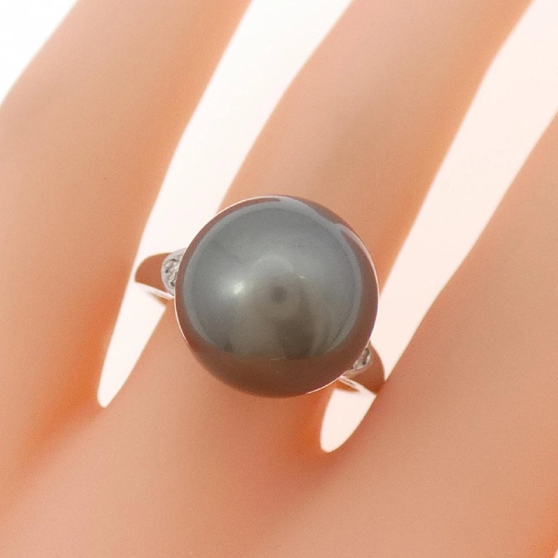 Nhẫn ngọc trai đen PT900 12.7mm - Hàng hiệu Authentic 847575