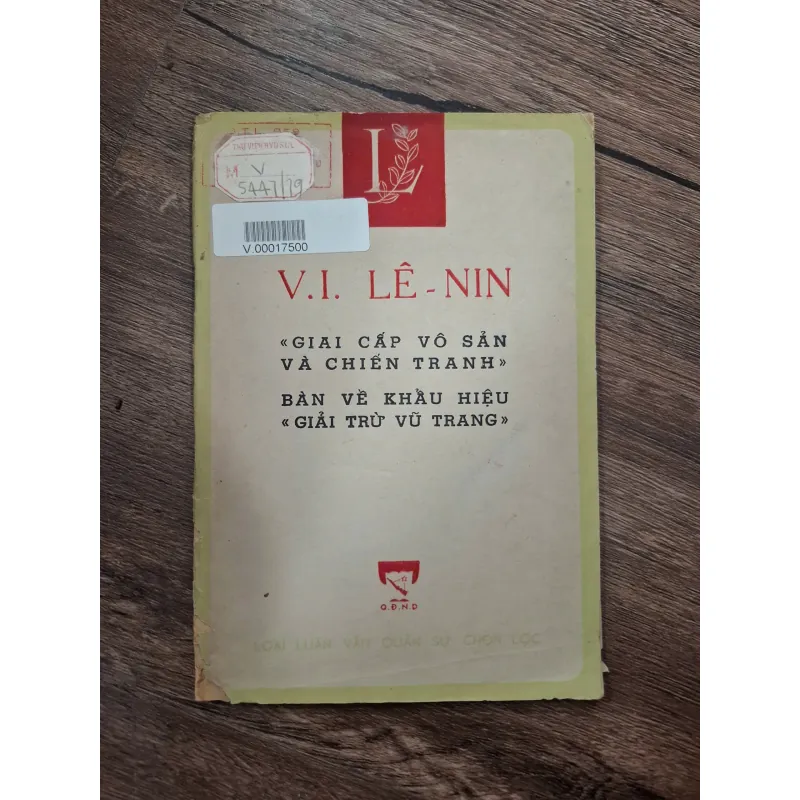 V. I. Lê-nin: "Giai cấp vô sản và chiến tranh" - Bàn về khẩu hiệu "Giải trừ vũ trang" 715932