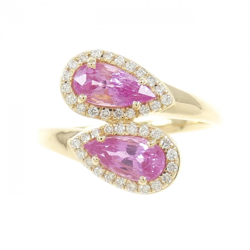 Nhẫn Sapphire K18YG 1.32CT - Hàng hiệu Chính hãng 855374