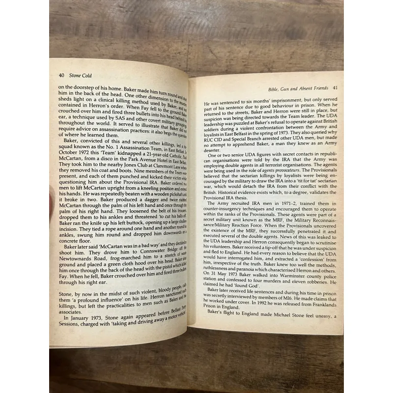 Stone Cold: The True Story of Michael Stone and the Milltown Massacre - Martin Dillon 734949