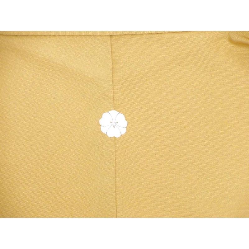 Áo kimono màu sắc lưu giữ, chế tác vàng bạnzen, thêu hình kiếm片喰 - Hàng hiệu Authentic 877950