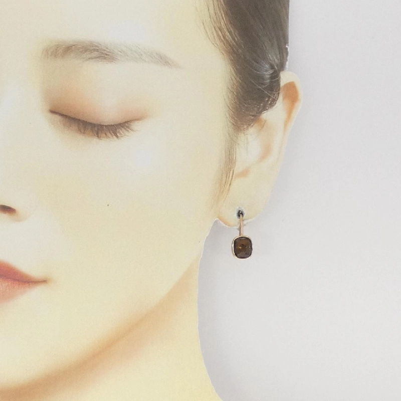 Bông tai đá quý khói Veretta Ottava - Hàng hiệu Authentic 845931