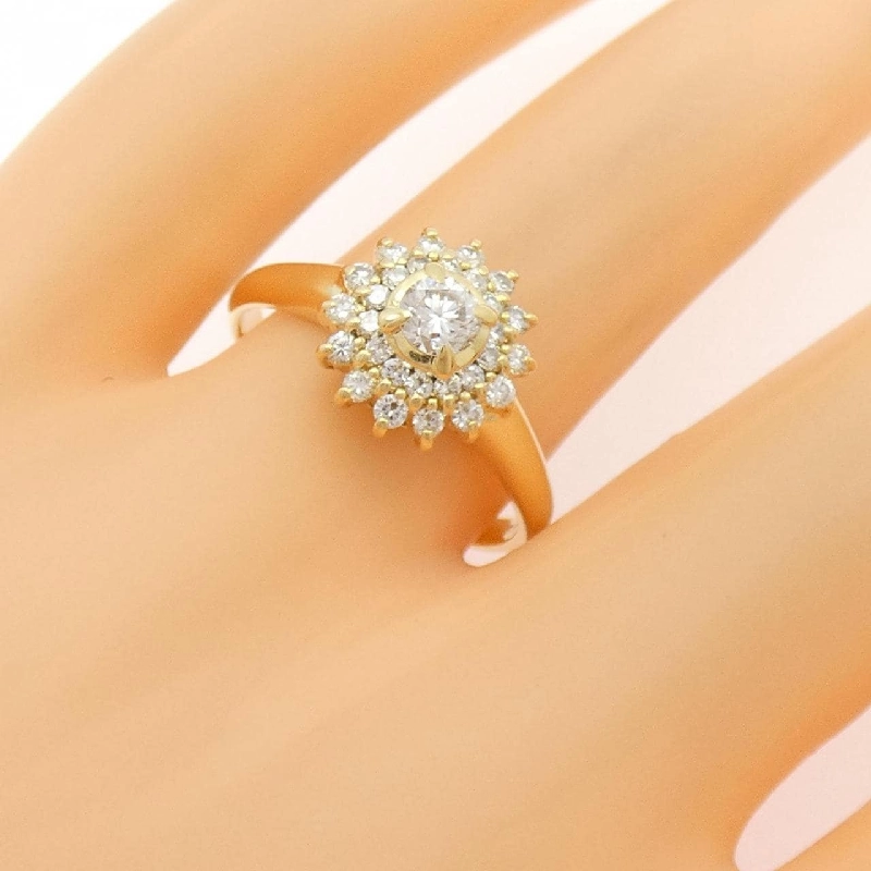 Nhẫn kim cương K18YG 0.239CT - Hàng hiệu Authentic 846985