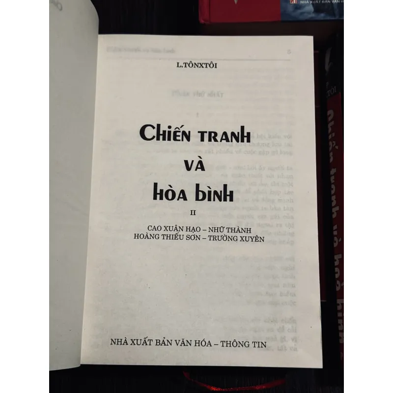 Trọn bộ chiến tranh hoà bình 736157