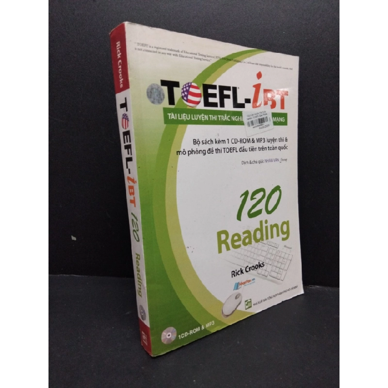 [Phiên Chợ Sách Cũ] Toefl iBT 120 Reading có kèm CD 2303 424267