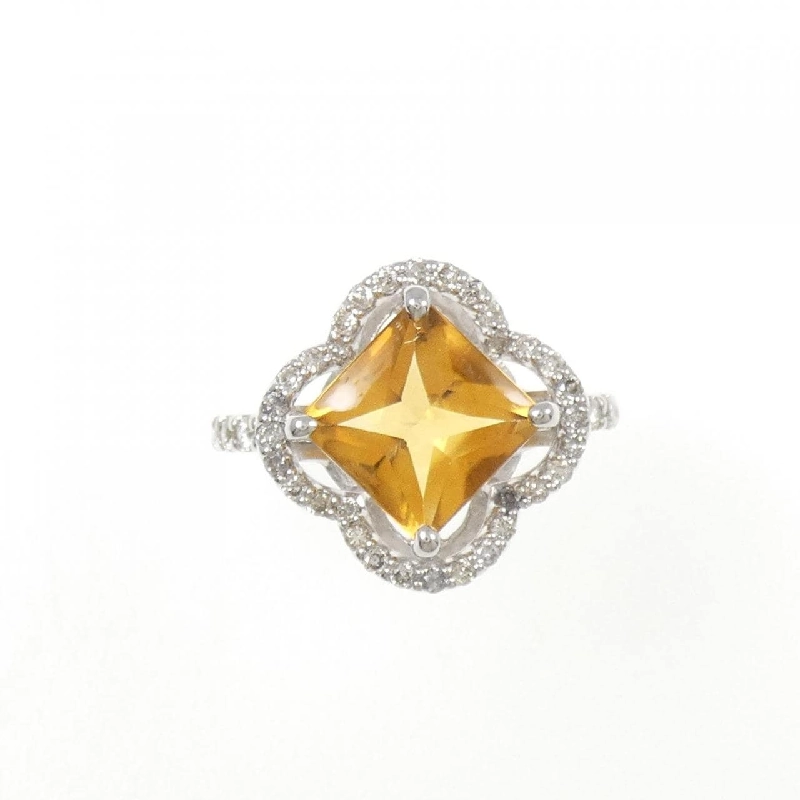 Nhẫn Citrine K18WG 2.02CT - Hàng hiệu Chính hãng 854195
